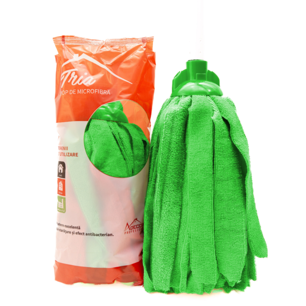 Mop de microfibra Tria 160gr verde